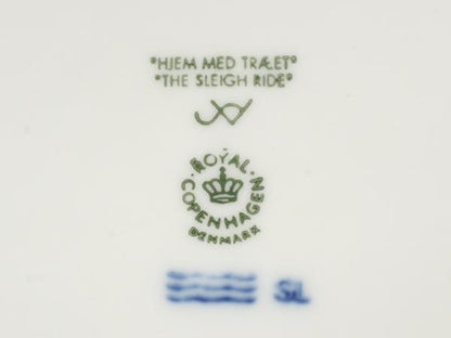 美品 Royal Copenhagen イヤープレート 飾り皿 18cm 1999 ロイヤルコペンハーゲン