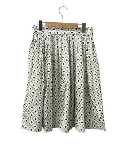 美品 ドルチェアンドガッバーナ フレアスカート 飛行機柄 レディース SIZE 44 (L) DOLCE&GABBANA