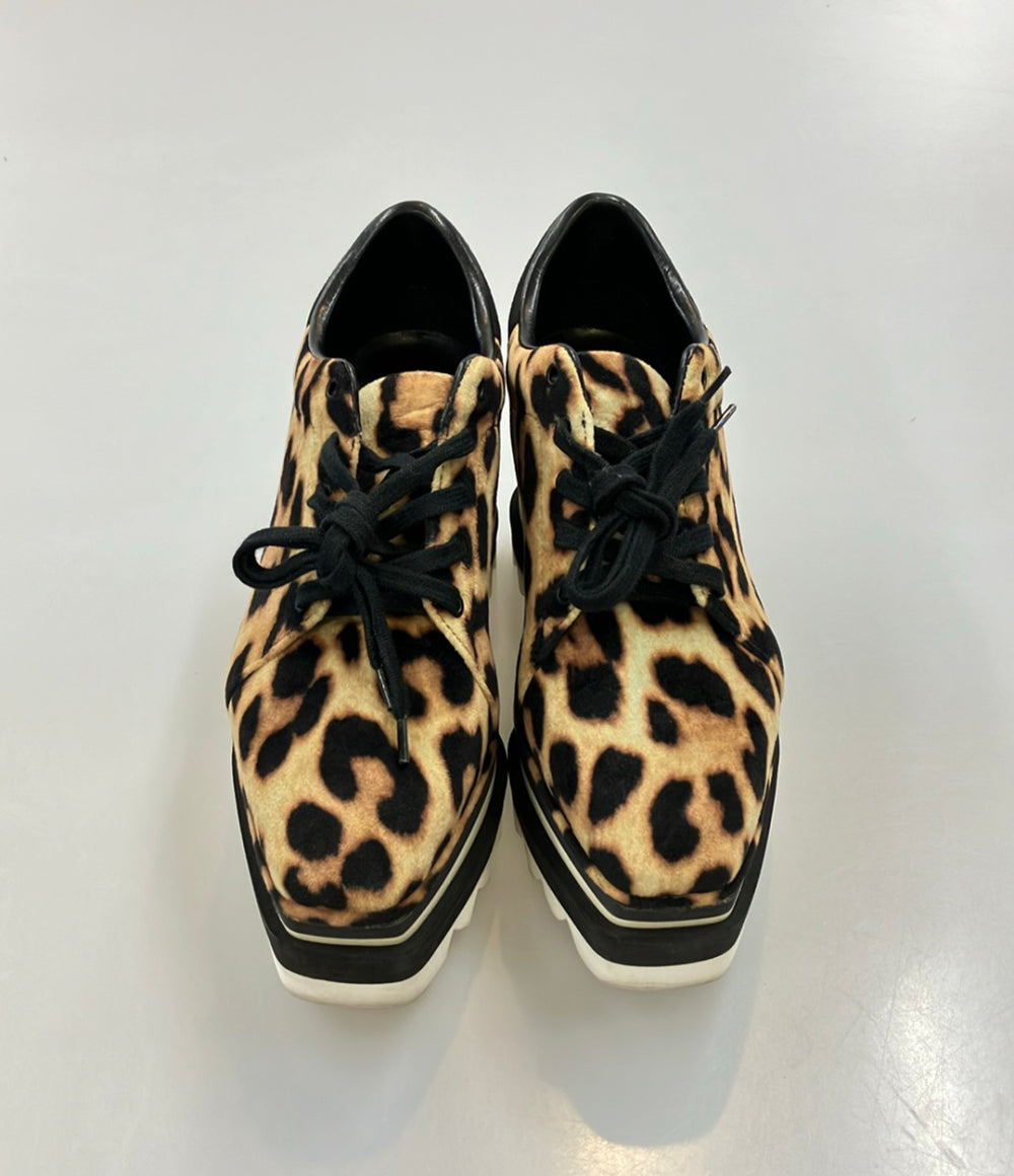 Stella McCartney ローカットスニーカー 厚底 ヒョウ柄 レディース SIZE 34 (XS) ステラマッカートニー