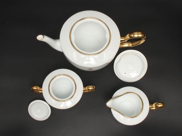 美品 大倉陶園 ティーポット シュガーポット クリーマー 3点セット オオクラトウエン