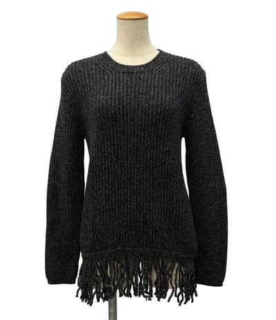 美品 マックスマーラ 長袖ニット フリンジニット レディース SIZE M MAX MARA