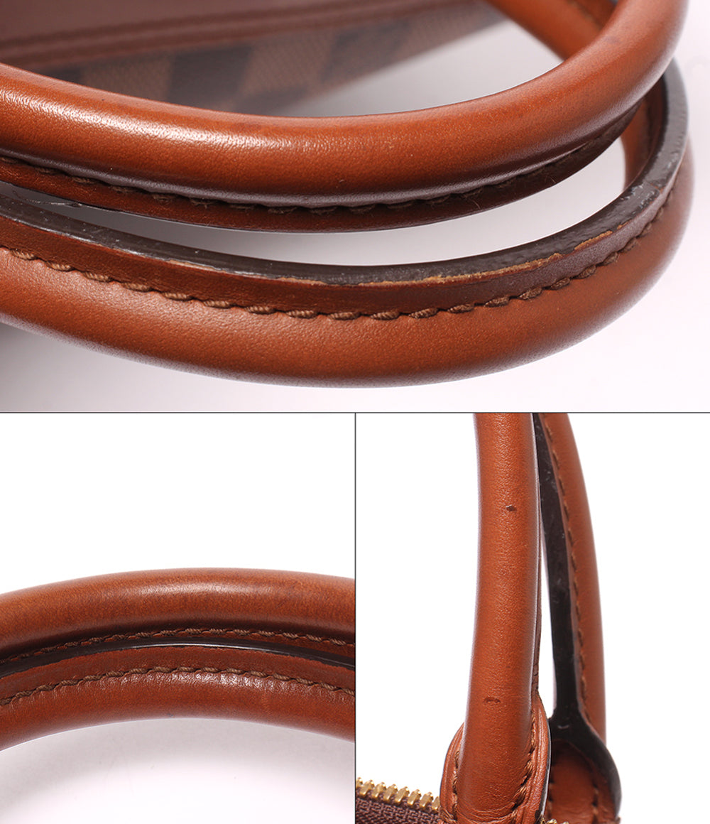 LOUIS VUITTON 2WAY ハンドバッグ トートバッグ ショルダーバッグ 肩掛け グリニッジ ダミエ エベヌ N41337 レディース ルイ・ヴィトン