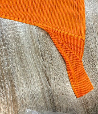 美品 PLEATS PLEASE 半袖シャツ タタミメッシュ カラーブロック PP61-F0262 レディース プリーツプリーズ