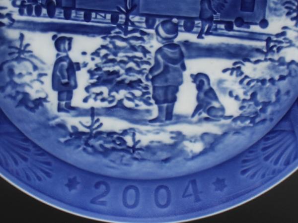 ロイヤルコペンハーゲン イヤープレート 飾り皿 18cm 2004 Royal Copenhagen