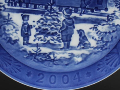 ロイヤルコペンハーゲン イヤープレート 飾り皿 18cm 2004 Royal Copenhagen