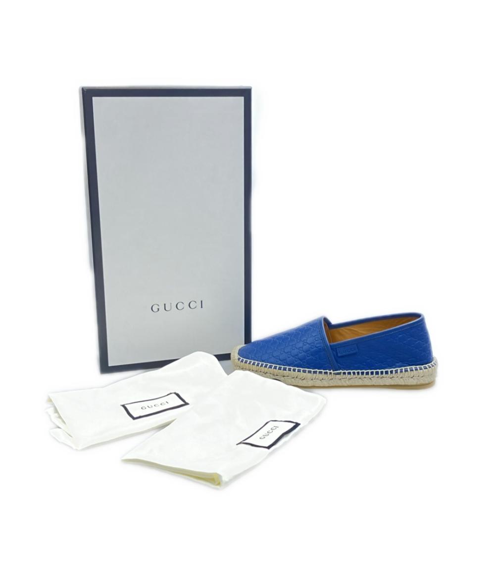 美品 グッチ スリッポン エスパドリーユ GG柄 メンズ SIZE 4 1/2 (XS) GUCCI