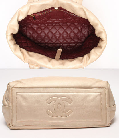 CHANEL トートバッグ ゴールド金具 コココクーン 13番台 ココマーク ラムスキン レディース シャネル
