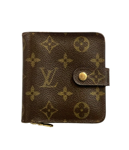 LOUIS VUITTON 二つ折り財布 コンパクト ジップ モノグラム M61667 レディース メンズ ルイ・ヴィトン
