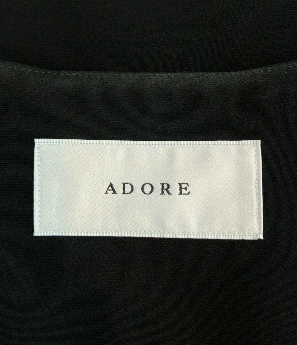 ADORE ノーカラージャケット レディース SIZE 38 アドーア