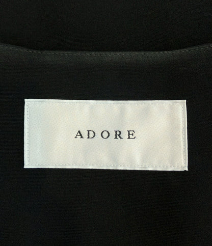 ADORE ノーカラージャケット レディース SIZE 38 アドーア