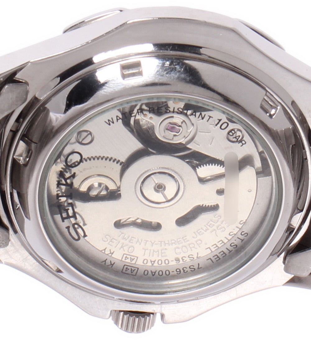 SEIKO 腕時計 5スポーツ 自動巻き ブルー 7S36-00A0 メンズ セイコー