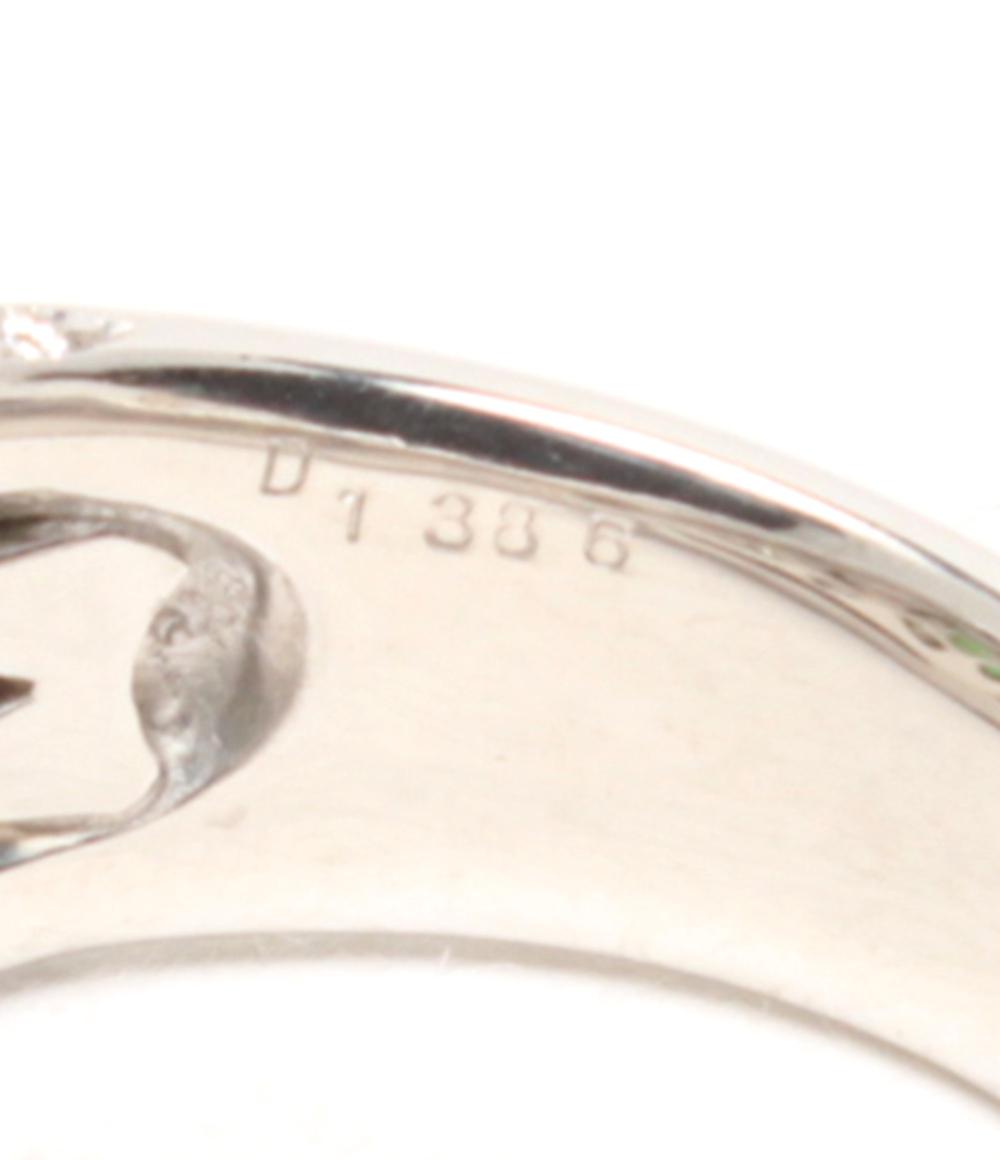 リング 指輪 K18WG エメラルド 1.022ct ダイヤ 1.386ct レディース SIZE 15号