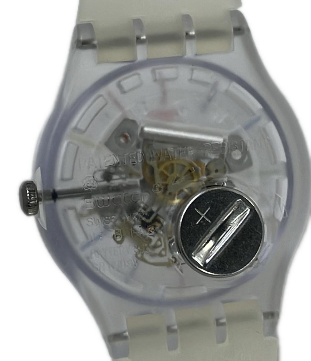 美品 Swatch 腕時計 クオーツ レディース メンズ スウォッチ