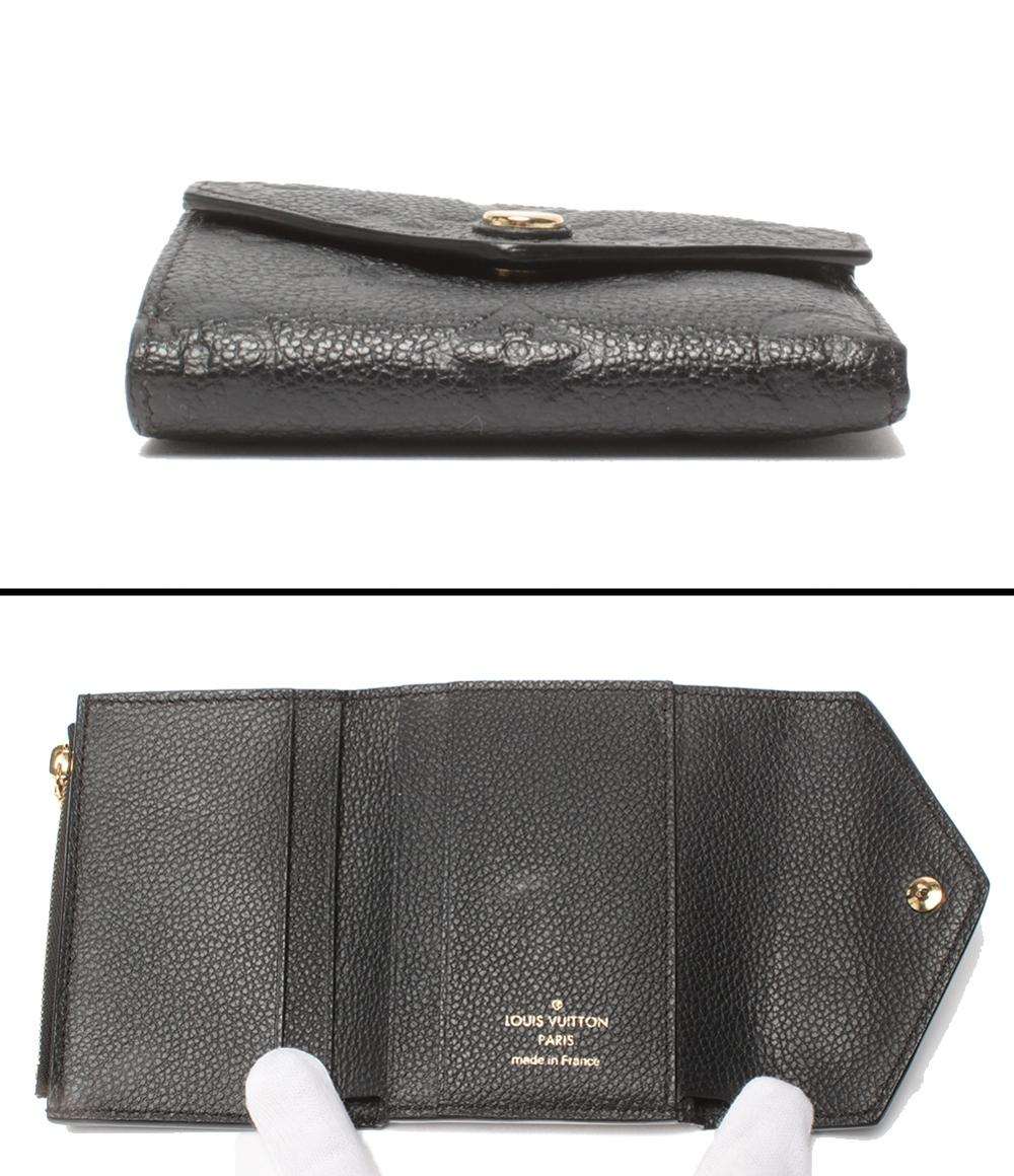LOUIS VUITTON 三つ折り財布 ポルトフォイユ ヴィクトリーヌ モノグラムアンプラント M64060 レディース ルイ・ヴィトン