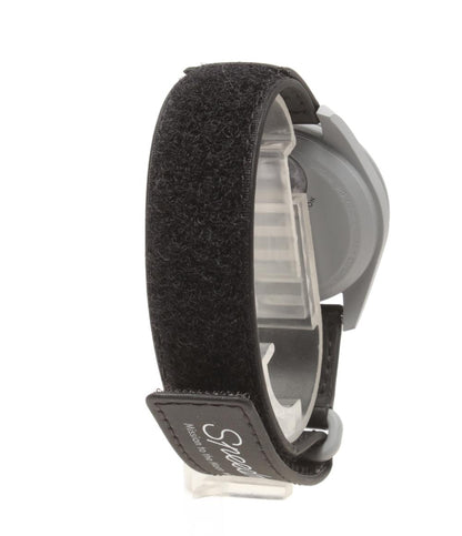 美品 OMEGA Swatch 腕時計 ムーンスウォッチ スピードマスター クオーツ ブラック SO33M100 レディース メンズ オメガ スウォッチ