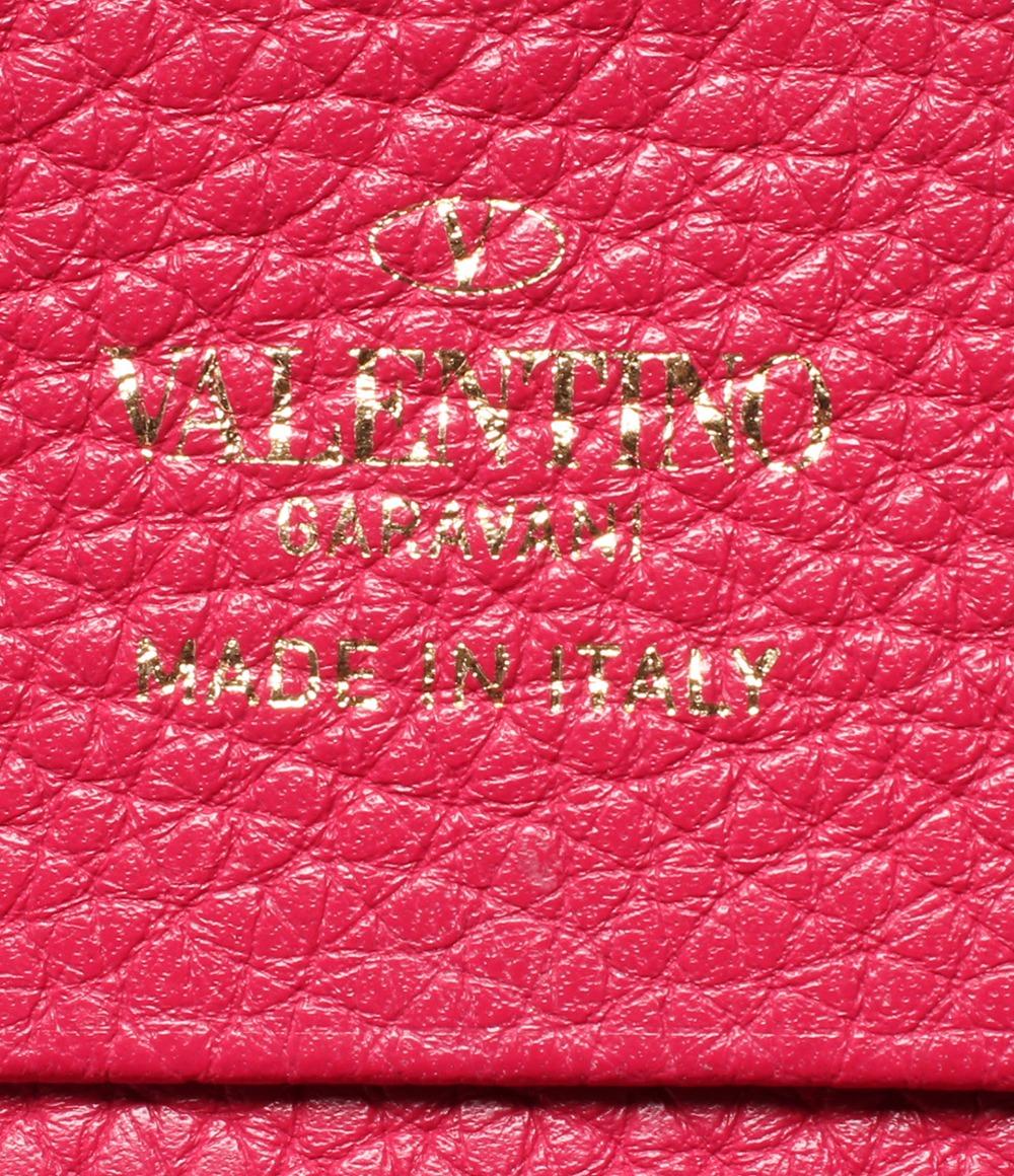 ヴァレンチノ 二つ折り財布 ロックスタッズコンパクトウォレット レディース Valentino