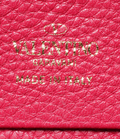 ヴァレンチノ 二つ折り財布 ロックスタッズコンパクトウォレット レディース Valentino