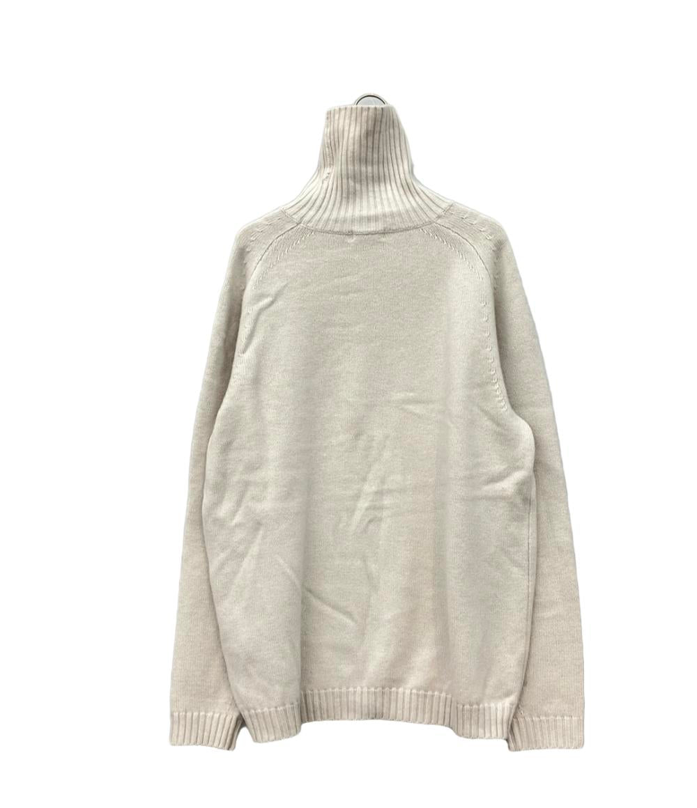 H BEAUTY&YOUTH ウールクラッシュタートルネックニット Lサイズ