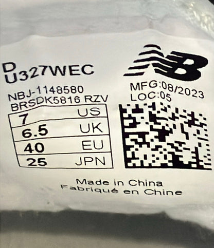 NEW BALANCE ローカットスニーカー U327WEC メンズ レディース SIZE 25.0 ニューバランス