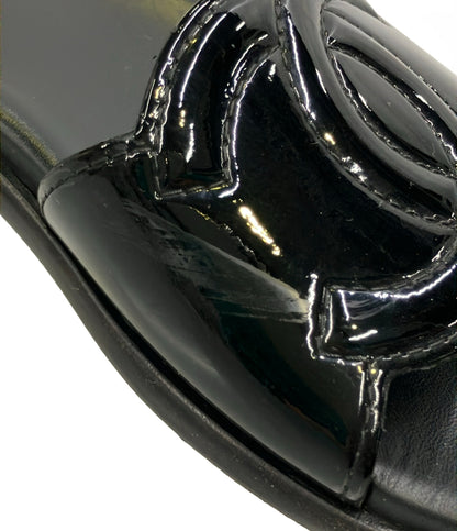 CHANEL エナメルフラットサンダル G32808 レディース SIZE 39 シャネル