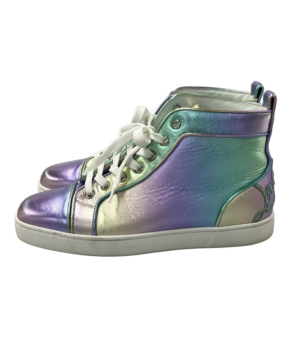 ルブタン　靴　メンズ　40 1/2 サイズ クリスチャンルブタン ハイカットスニーカー メンズ SIZE 40 1/2