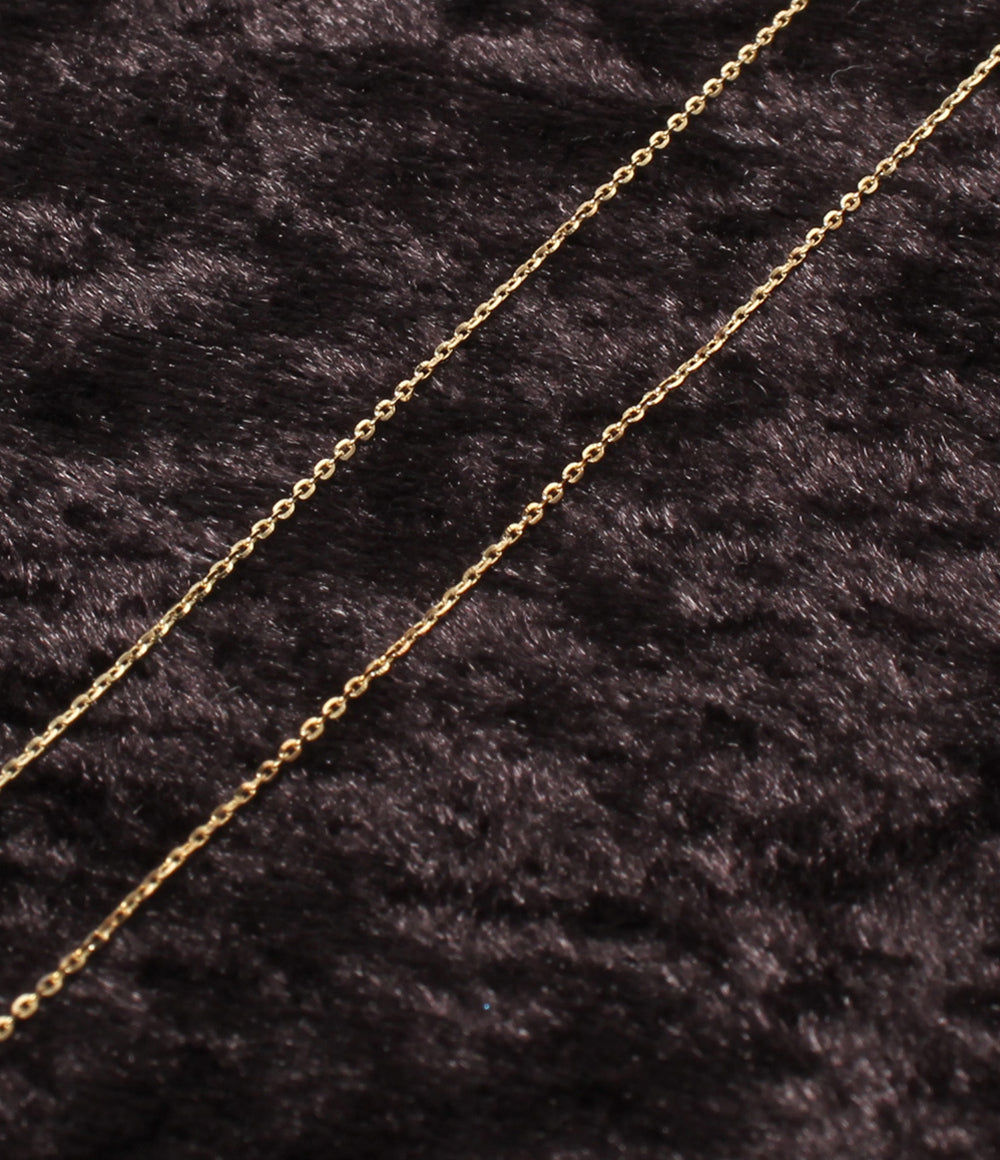 美品 STAR JEWELRY Girl ネックレス K10 SV ダイヤ 0.008ct レディース スタージュエリーガール