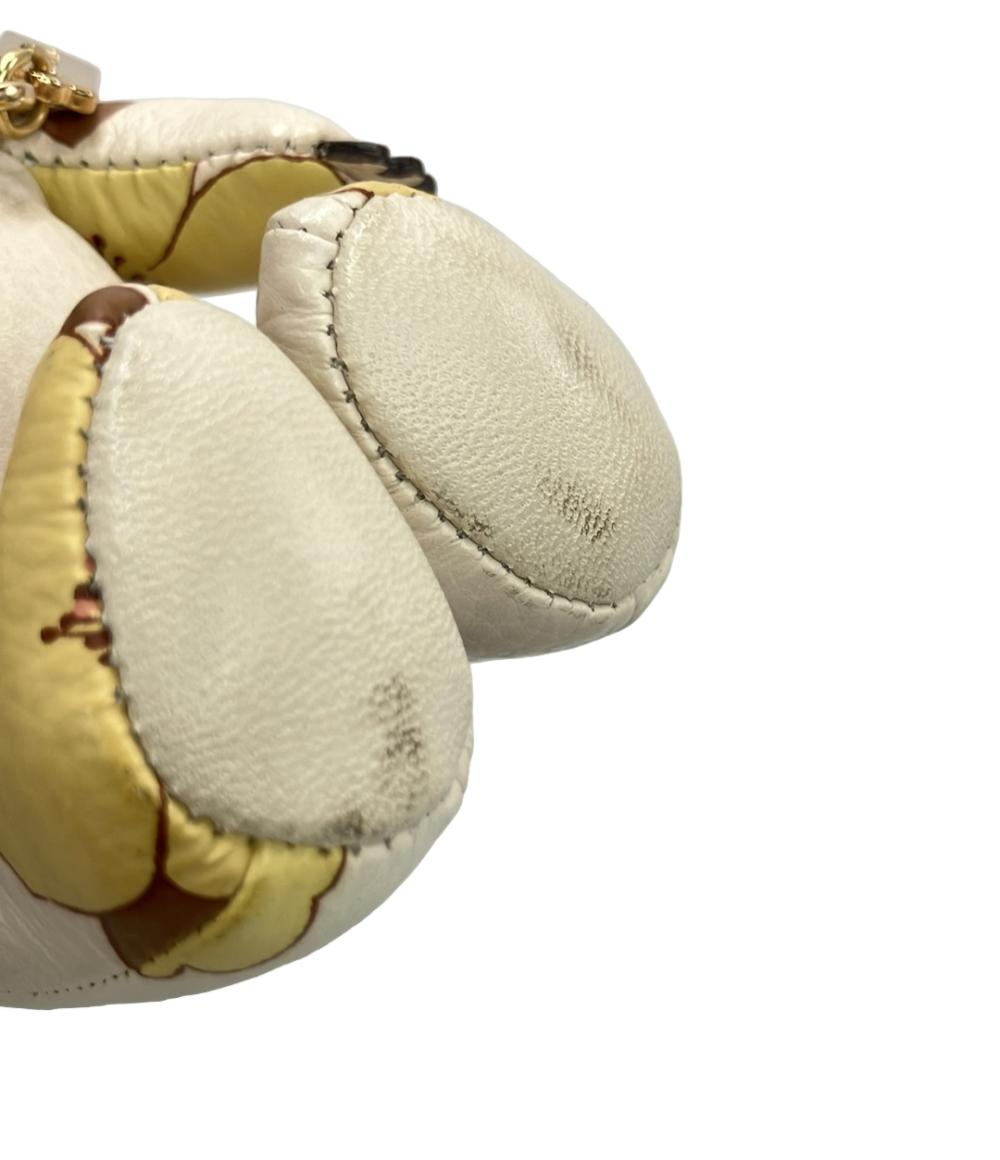 コーチ キーホルダー キーリング バッグチャーム フローラルクラスタープリント キャンバス レザー CH854 レディース COACH