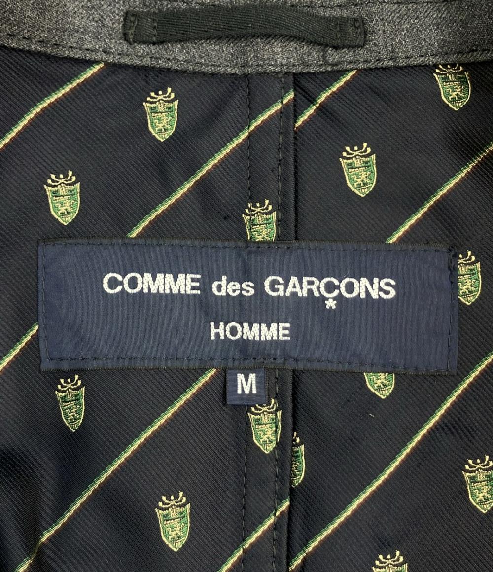 訳あり COMME des GARCONS HOMME テーラードジャケット サイドライン メンズ SIZE M コムデギャルソンオム