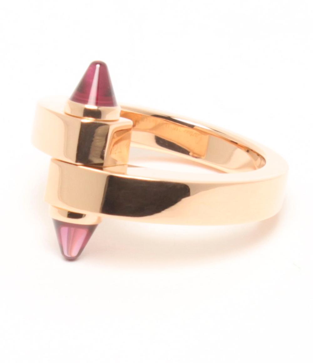 美品 Cartier リング 指輪 K18 ガーネット メノット BK5457 レディース SIZE 14号 カルティエ