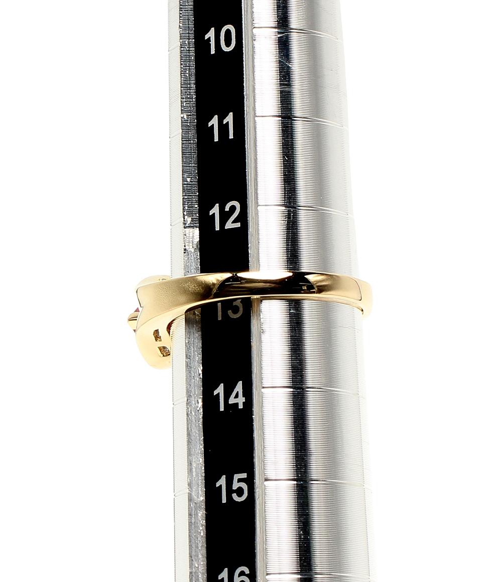 美品 リング 指輪 K18 ダイヤ 0.703ct ルビー レディース