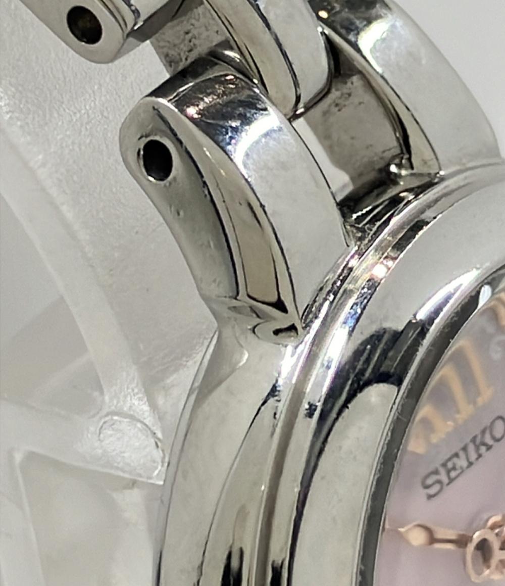 セイコー 腕時計 ソーラー ピンク V117-0BB0 レディース SEIKO