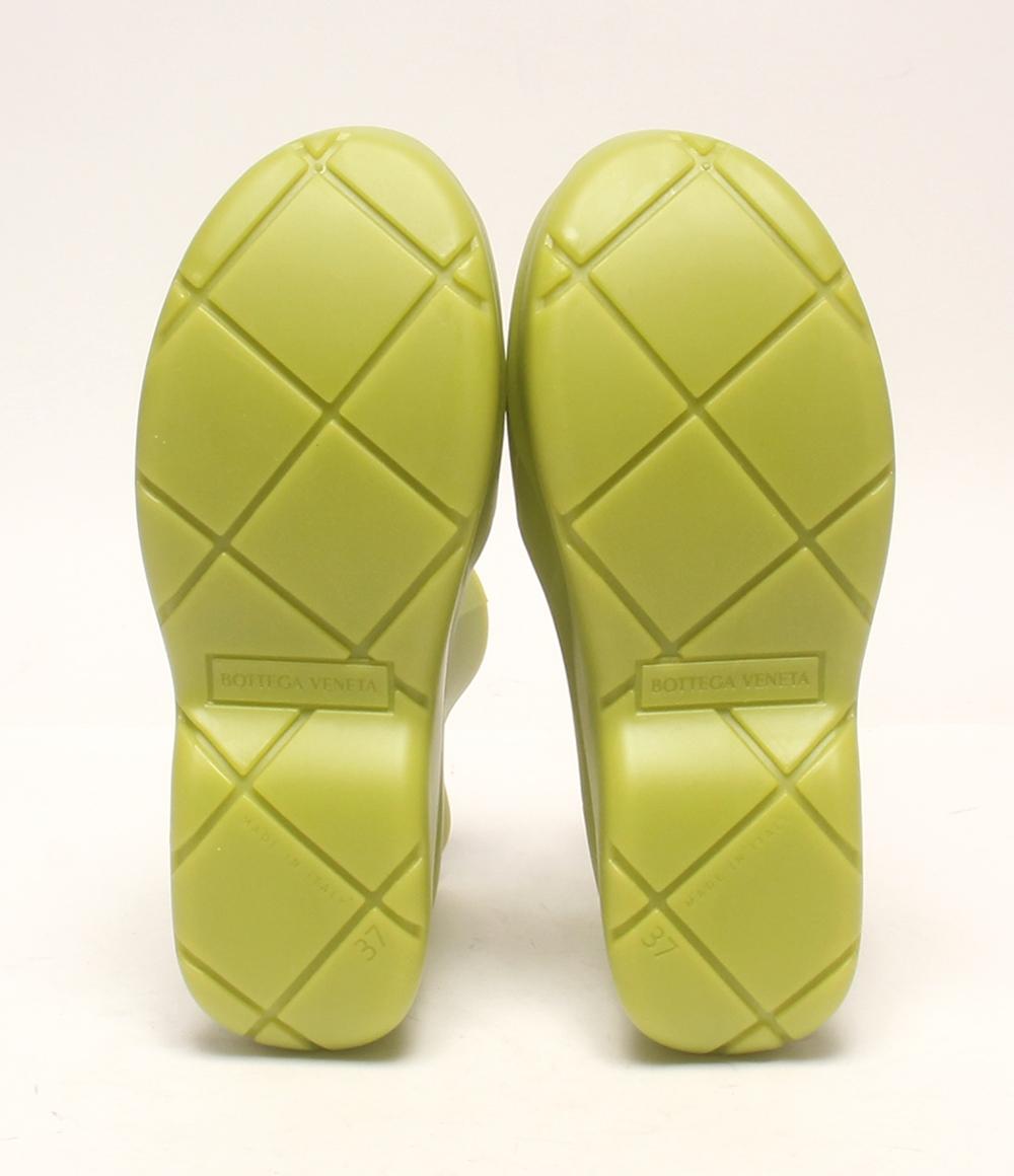 ボッテガヴェネタ ラバーアンクルブーツ Puddle グリーン レディース SIZE 37 (L) BOTTEGA VENETA