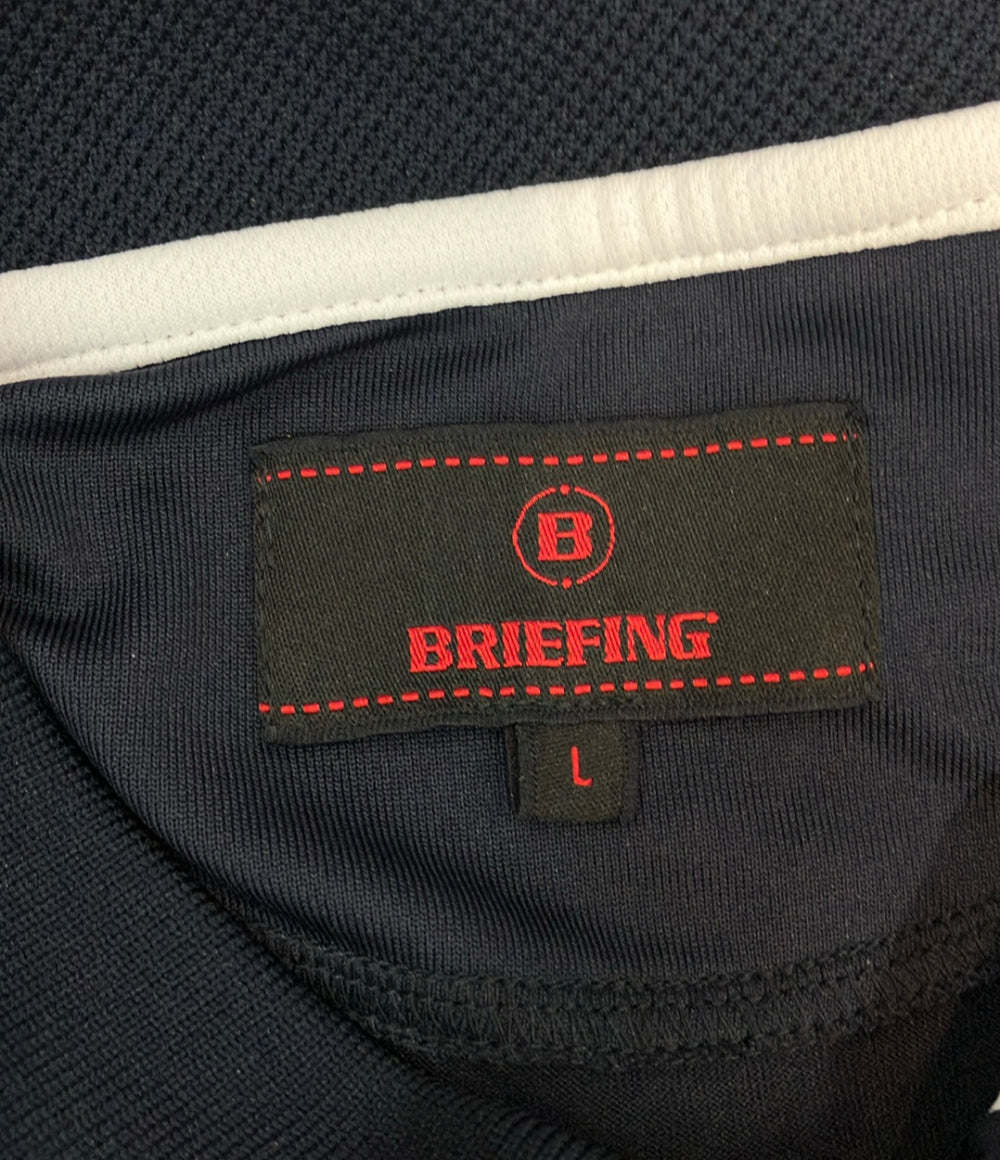 BRIEFING 半袖ポロシャツ MS BG FLAG POLO RF BRG243M06 メンズ SIZE L ブリーフィング