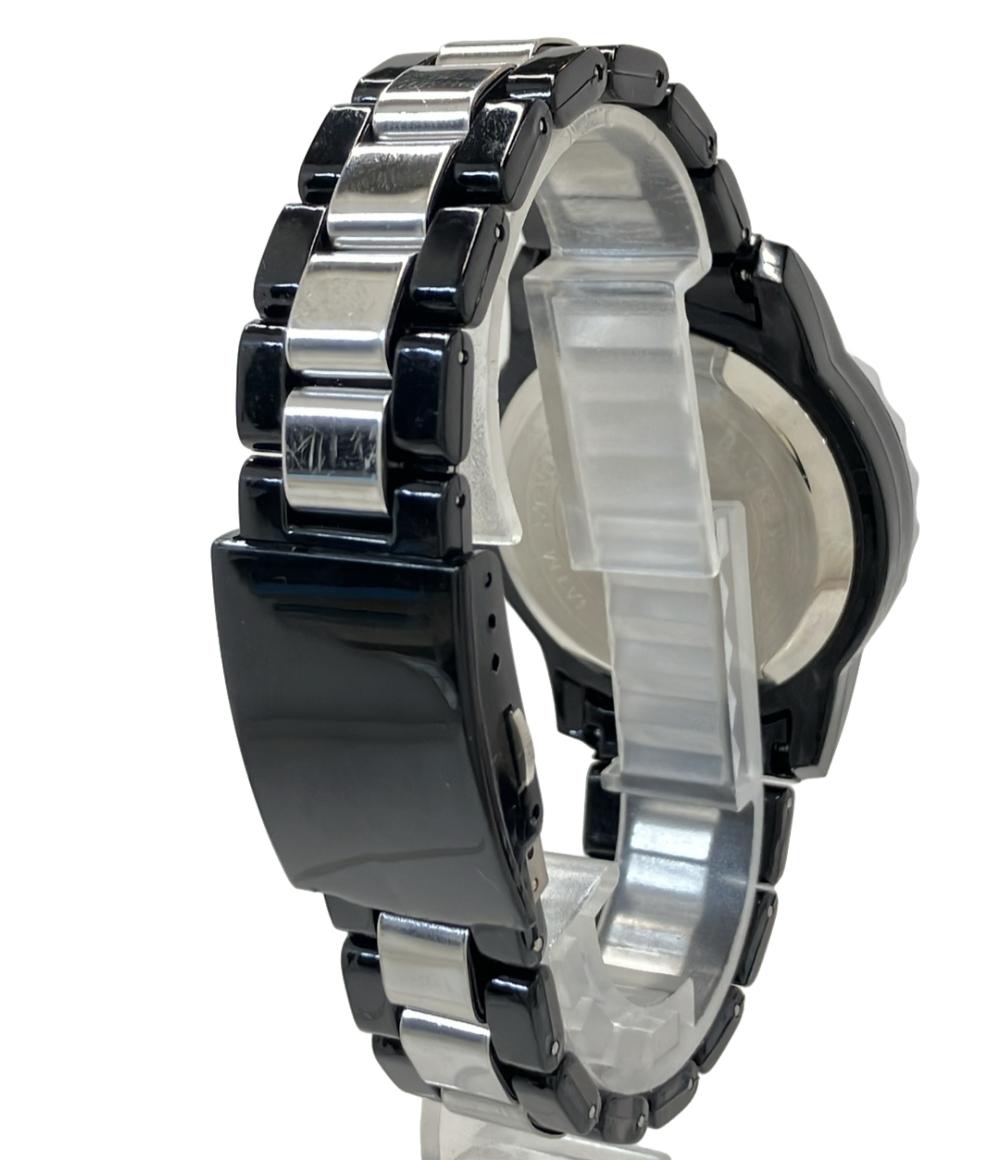 オーセン 腕時計 クオーツ ブラック FG0736 メンズ OHSEN