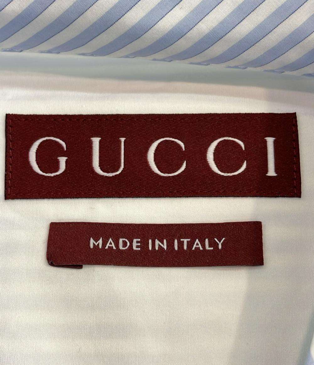 美品 グッチ 長袖シャツ フラワープリント レディース SIZE 40 (S) GUCCI