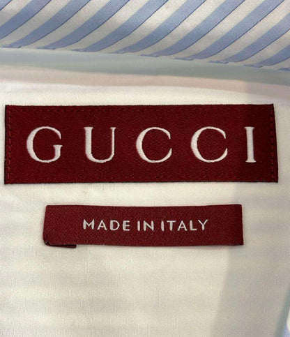 美品 グッチ 長袖シャツ フラワープリント レディース SIZE 40 (S) GUCCI