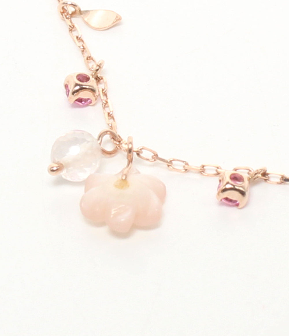 美品 Samantha Tiara ブレスレット K10 フラワーモチーフ 花モチーフ レディース サマンサティアラ