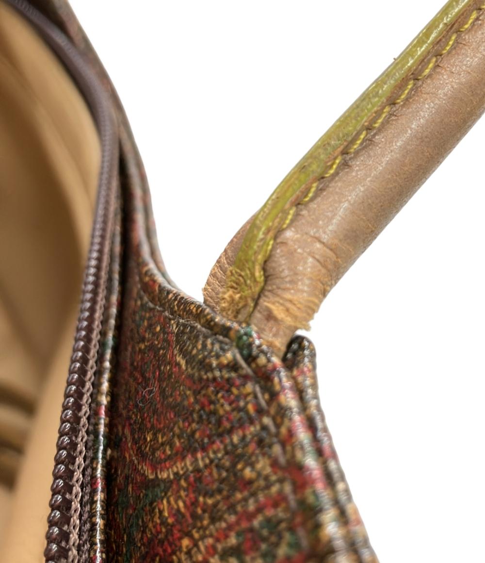 エトロ ペイズリー柄 ハンドバッグ ショルダーバッグ 2WAY PVC レディース ETRO 【1-0204920】 ETRO ペイズリー柄 2点セット PVC ショルダーバッグ クラッチ 2WAY