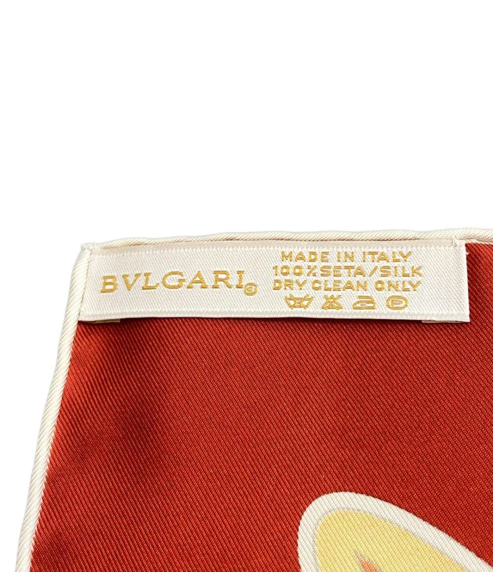 美品 ブルガリ スカーフ シルク100% レディース BVLGARI