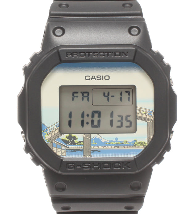 美品 カシオ 腕時計 冨嶽三十六景 深川万年橋下 G-SHOCK DW-5600UE クオーツ レディース メンズ CASIO 美品 CASIO 腕時計 冨嶽三十六景 深川万年橋下 G-SHOCK クオーツ DW