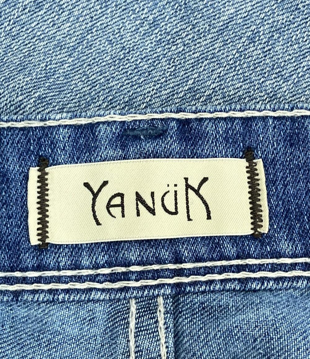 ヤヌーク カットオフデニムパンツ ウォッシュ加工 レディース SIZE 23 (XS) YANUK