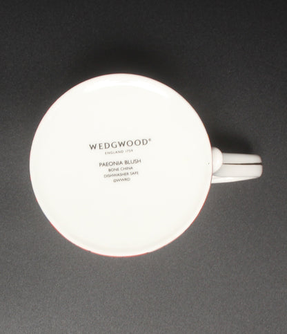 美品 WEDGWOOD マグカップ ペオニア ブラッシュ ウェッジウッド