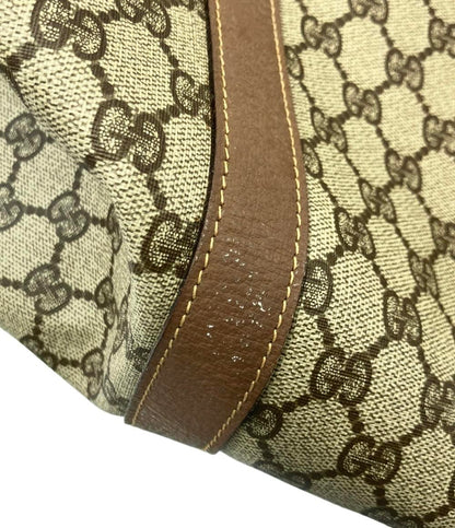 訳あり GUCCI 2WAY ボストンバッグ ショルダーバッグ 斜め掛け GGスプリーム 012•123•6081•55 レディース グッチ