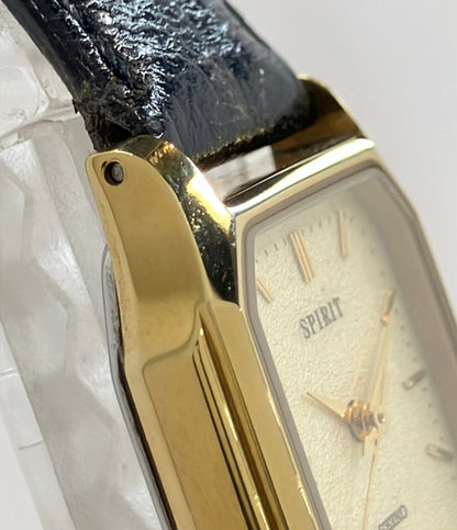 SEIKO 腕時計 スピリット クオーツ ゴールド 4N21-5180 レディース セイコー