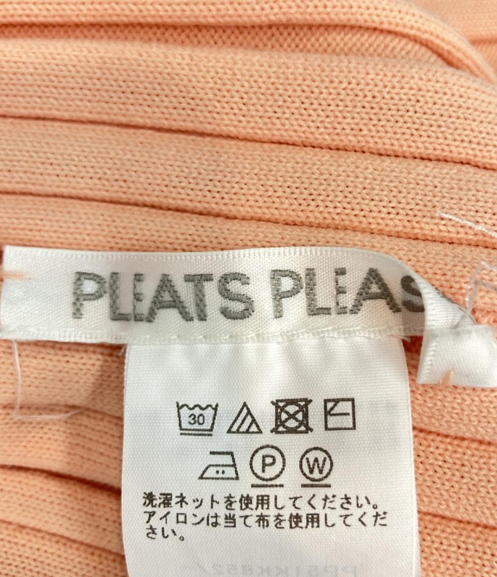 プリーツプリーズ 半袖ニット25SS RIB KNIT ショートスリーブ クールネック PP51KK852 レディース PLEATS PLEASE PLEATS PLEASE 半袖ニット25SS RIB KNIT ショートスリーブ クール