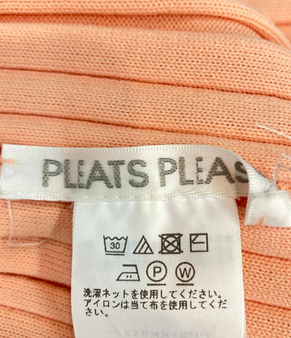 PLEATS PLEASE 半袖ニット25SS RIB KNIT ショートスリーブ クールネック PP51KK852 レディース プリーツプリーズ
