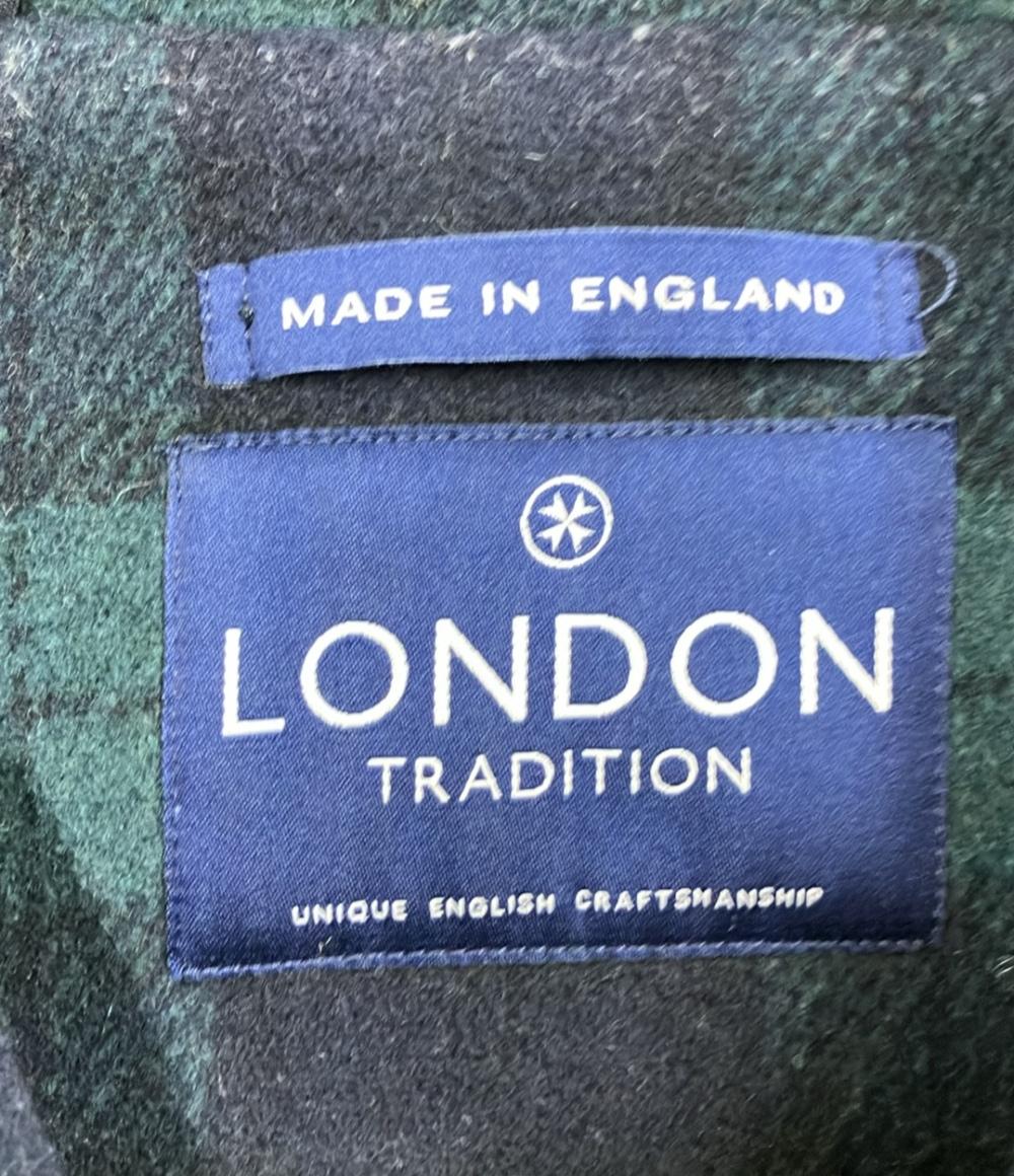 ロンドントラディション ウール混ロングダッフルコート アウター ジャケット レディース SIZE 34 LONDON TRADITION