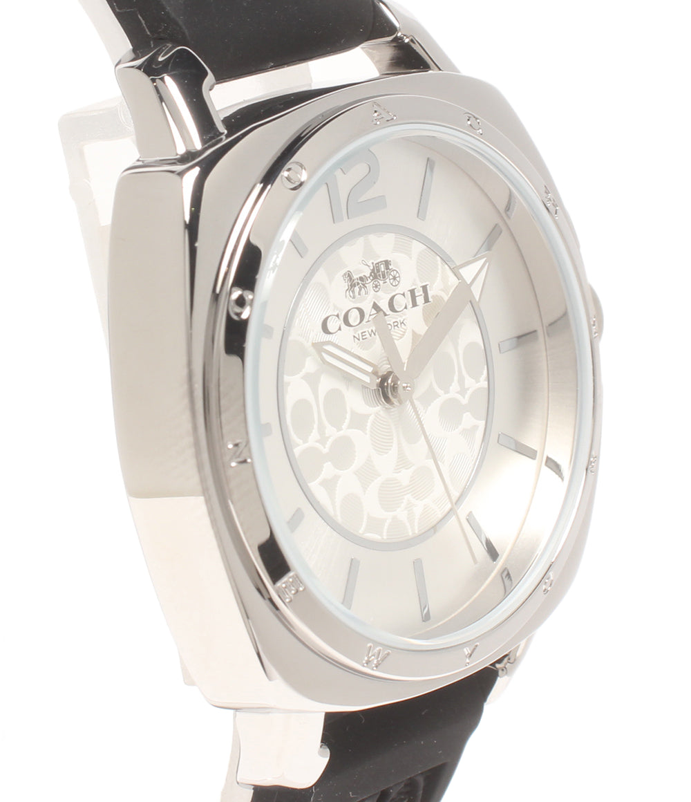 美品 COACH 腕時計 ミニシグネチャー クオーツ シルバー CA.64.7.95.1615 レディース コーチ