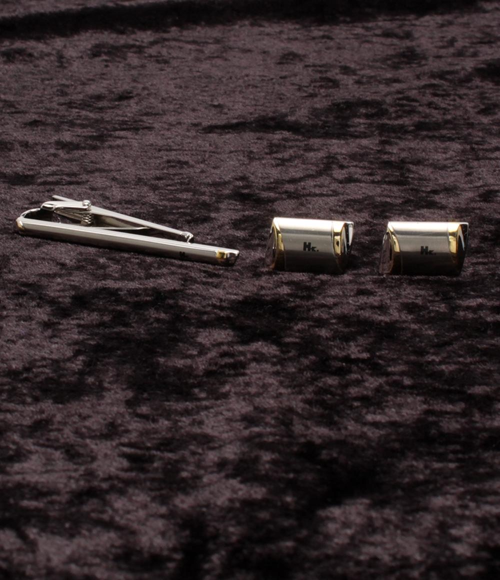 ヒロコ コシノ オム タイバー タイピン カフス 2点セット メンズ HIROKO KOSHINO HOMME