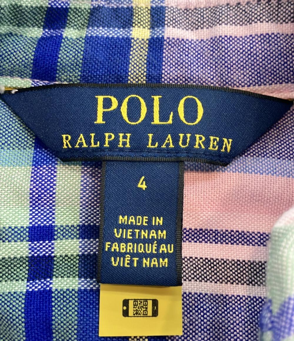 ポロ・ラルフローレン シャツワンピース チェック柄 キッズ SIZE 4 (M) POLO RALPH LAUREN